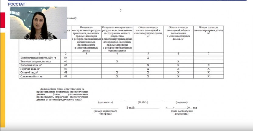 26 апреля 2021 года проведен вебинар по форме №22-ЖКХ (ресурсы)